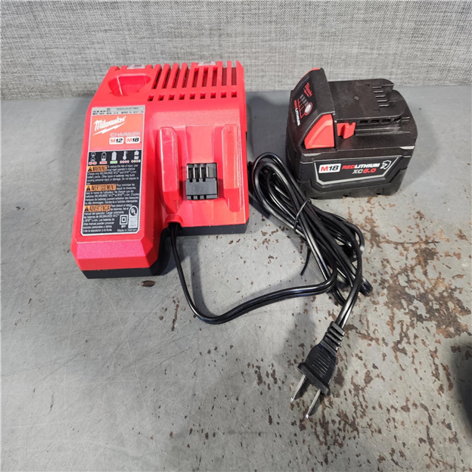 HOUSTON LOCATION - AS-IS Milwaukee M18 1/2 in. Cordless Brushless High Torque Impact Wrench Kit (Battery & Charger)