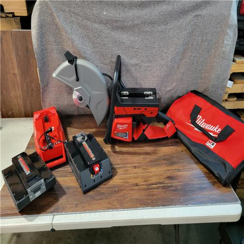 CALIFORNIA NEW MILWAUKEE 14 CUT-OFF SAW (2 BATTERIES, CHARGER, AND BAG INCLUDED)