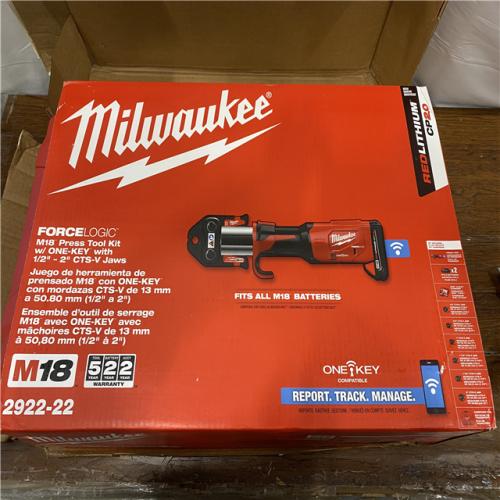 NEW Milwaukee M18 Force Logic ONE KEY Press Tool 1/2-2 Kit