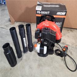 HOUSTON LOCATION - AS-IS ECHO 216 MPH 517 CFM 58.2cc Gas 2-Stroke Backpack Leaf Blower with Tube Throttle