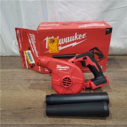 AS-IS Milwaukee M18 18-Volt Lithium-Ion Cordless Compact Blower (Tool-Only)