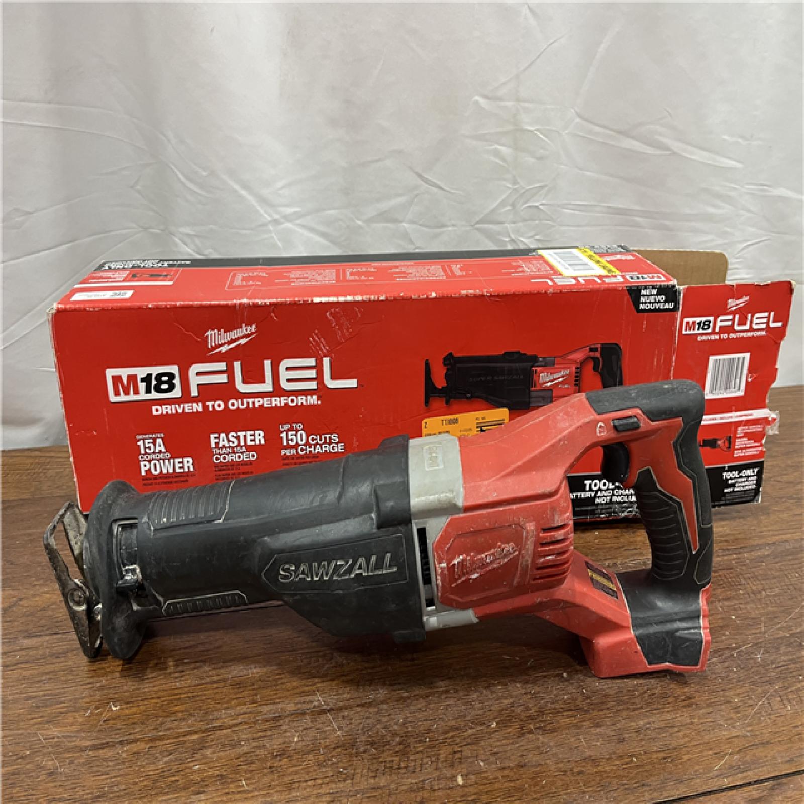 AS-IS Milwaukee M18 Fuel 18V Brushless Super Sawzall Reciprocating Saw 2722-20 (Bare Tool)