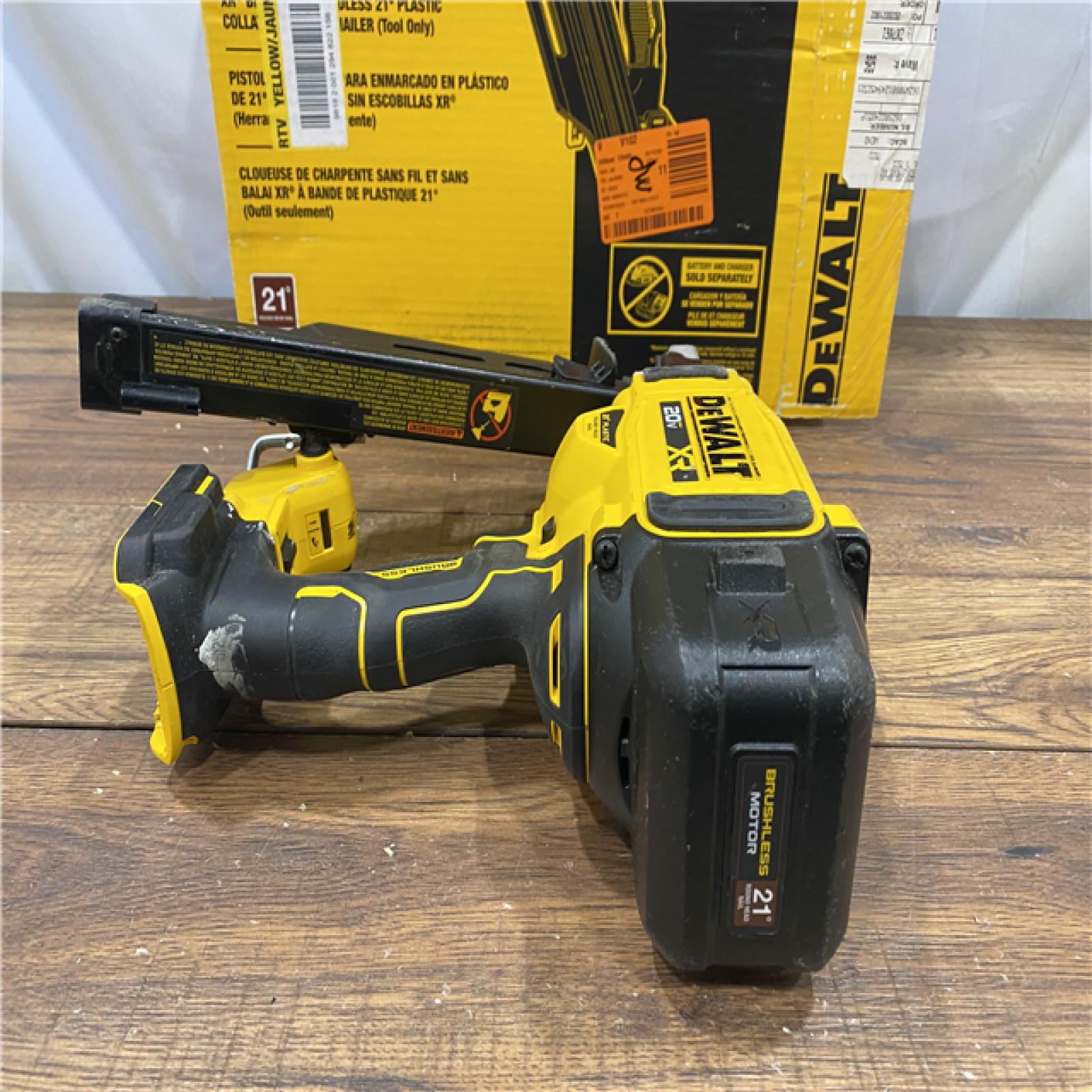 AS IS DEWALT 20-Volt 21Â° Cordless Framing Nailer (Tool-Only)