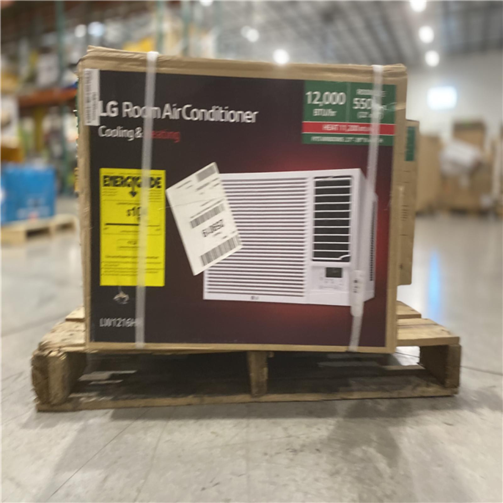 DALLAS LOCATION - LG Window Air Conditioner: 12,000 Btu PALLET - (3 UNITS)