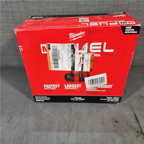 HOUSTON LOCATION - AS-IS (APPEARS LIKE NEW) Milwaukee M18 Fuel 3-1/4  18V Brushless Compact Band Saw 2829-20 (Bare Tool)