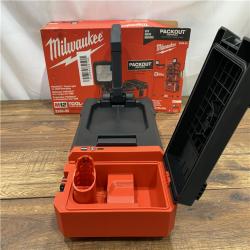 AS IS Milwaukee M12 12V PACKOUT 1400 Lumens Flood Light W/ USB Charging