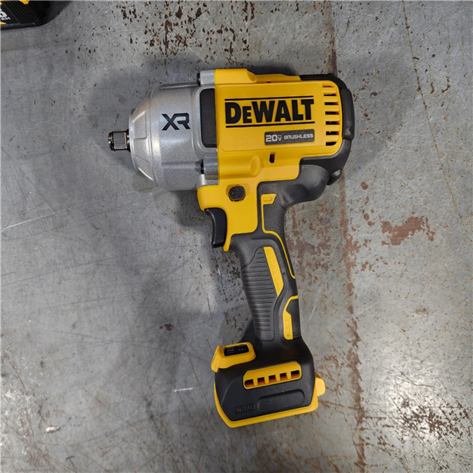 HOUSTON LOCATION - AS-IS (APPEARS LIKE NEW) DEWALT 20V MAX* XR 1/2  High Torque Impact Wrench with Hog Ring Anvil