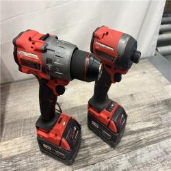 AS-IS MILWAUKEE M18 FUEL 18V Lithium-Ion Brushless Cordless Hammer Drill and Impact Driver Combo Kit (2-Tool) with 2 Batteries