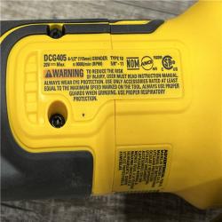 AS-IS DeWalt DCG405B 20V Max XR 4.5-Inch Slide Switch Small Angle Grinder (Tool Only)