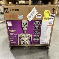 DALLAS LOCATION - Home Accents Holiday 12 ft. Giant-Sized Skelly