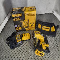 HOUSTON LOCATION - AS-IS ATOMIC 20V MAX Lithium Ion Cordless 23 Gauge Pin Nailer Kit with 2.0Ah Battery and Charger