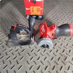 HOUSTON LOCATION - AS-IS M12 FUEL 12V Lithium-Ion Brushless Cordless 3 in. Cut Off Saw (Tool-Only)