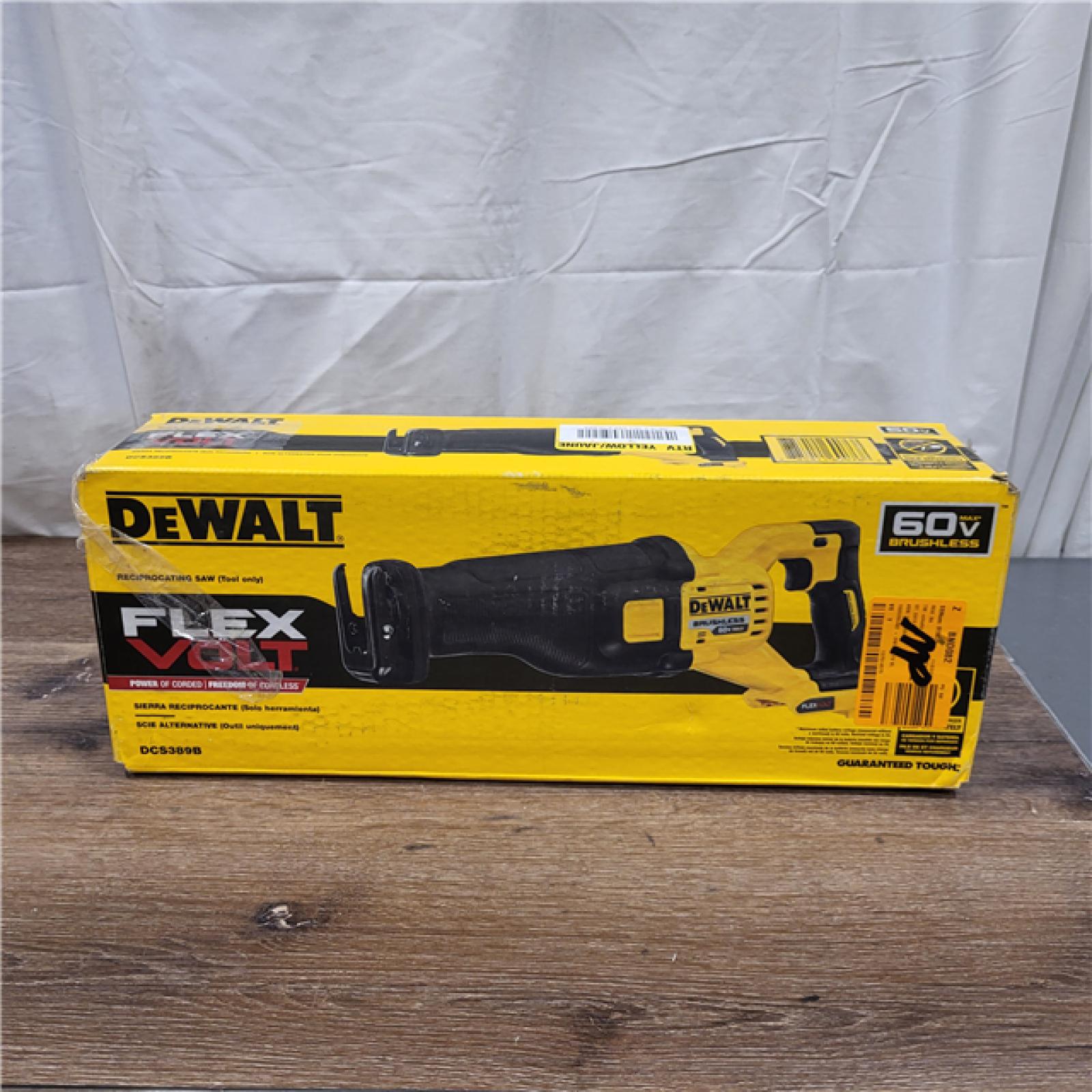 AS-IS DeWalt DCS389B FLEXVOLT 60V MAX Cordless Brushless Reciprocating Saw (Tool-Only)