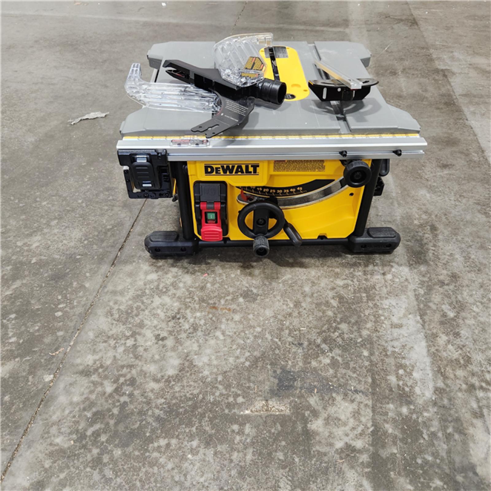 As-Is  DEWALT 15 Amp Corded 8-1/4 in. Compact Portable Jobsite Table Saw