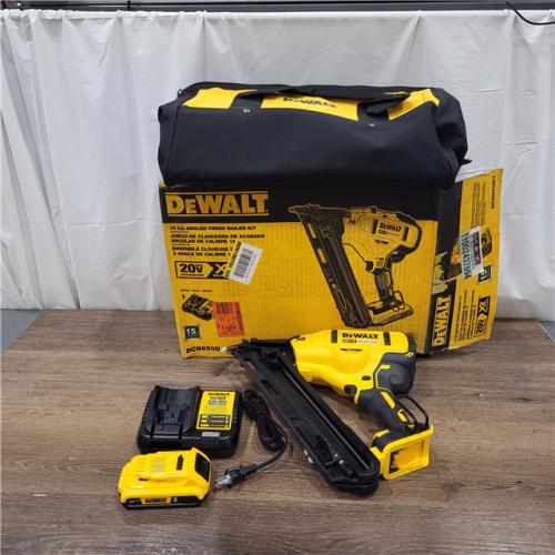 AS-IS DEWALT 20V MAX XR 15 Ga. Cordless 34 Deg Nailer 20 V