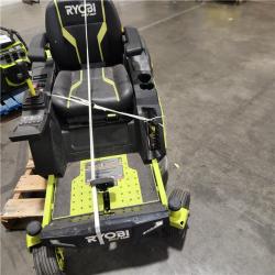 Dallas Location - As-Is RYOBI RYRM8001 80V HP Brushless 30 Inch  Riding Mower