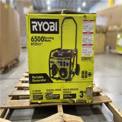 DALLAS LOCATION -RYOBI 6,500-Watt Gasoline Powered Portable Generator with CO Shutdown Sensor