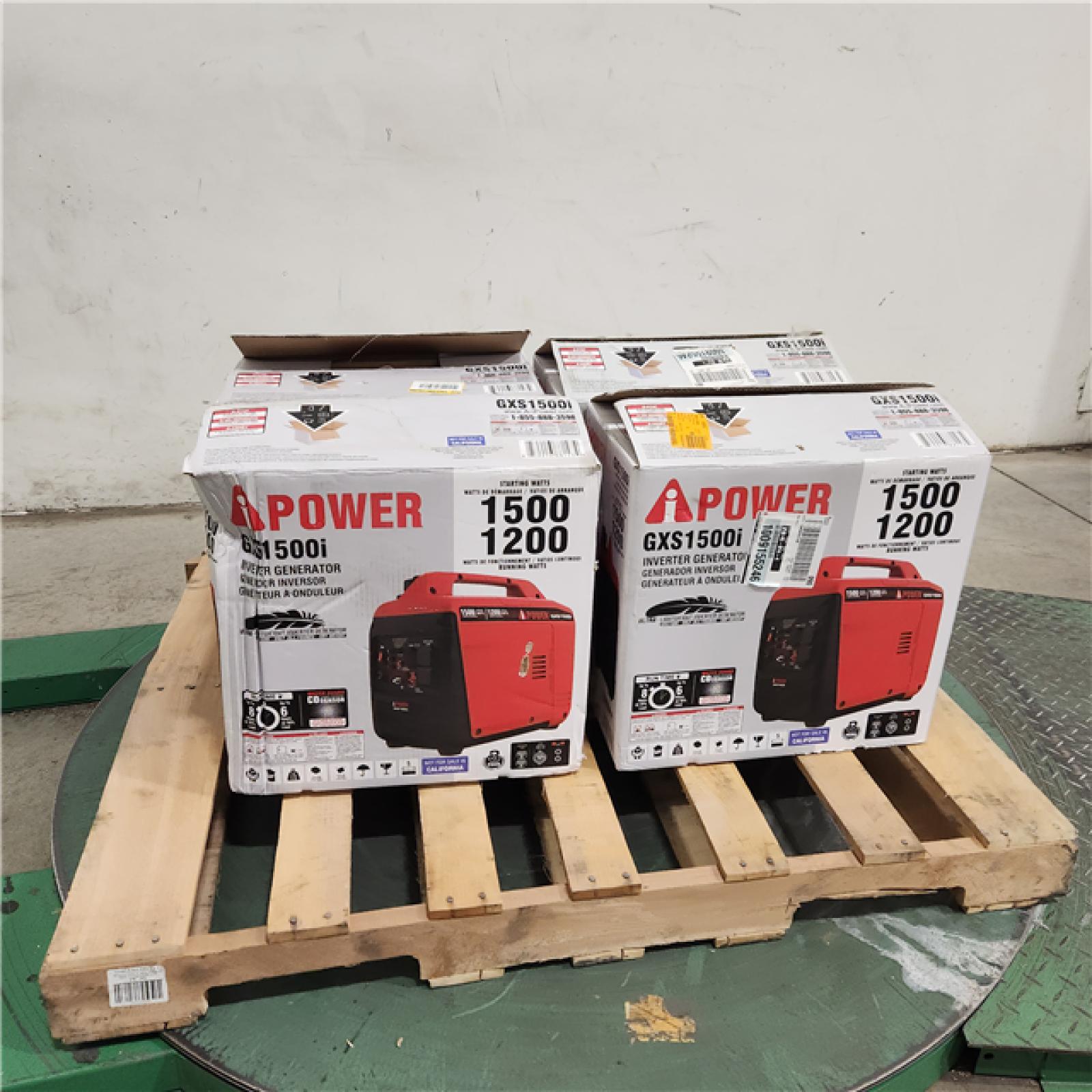 Dallas Location - As-Is GXS1500i - Portable Inverter Generator(Lot Of 4)