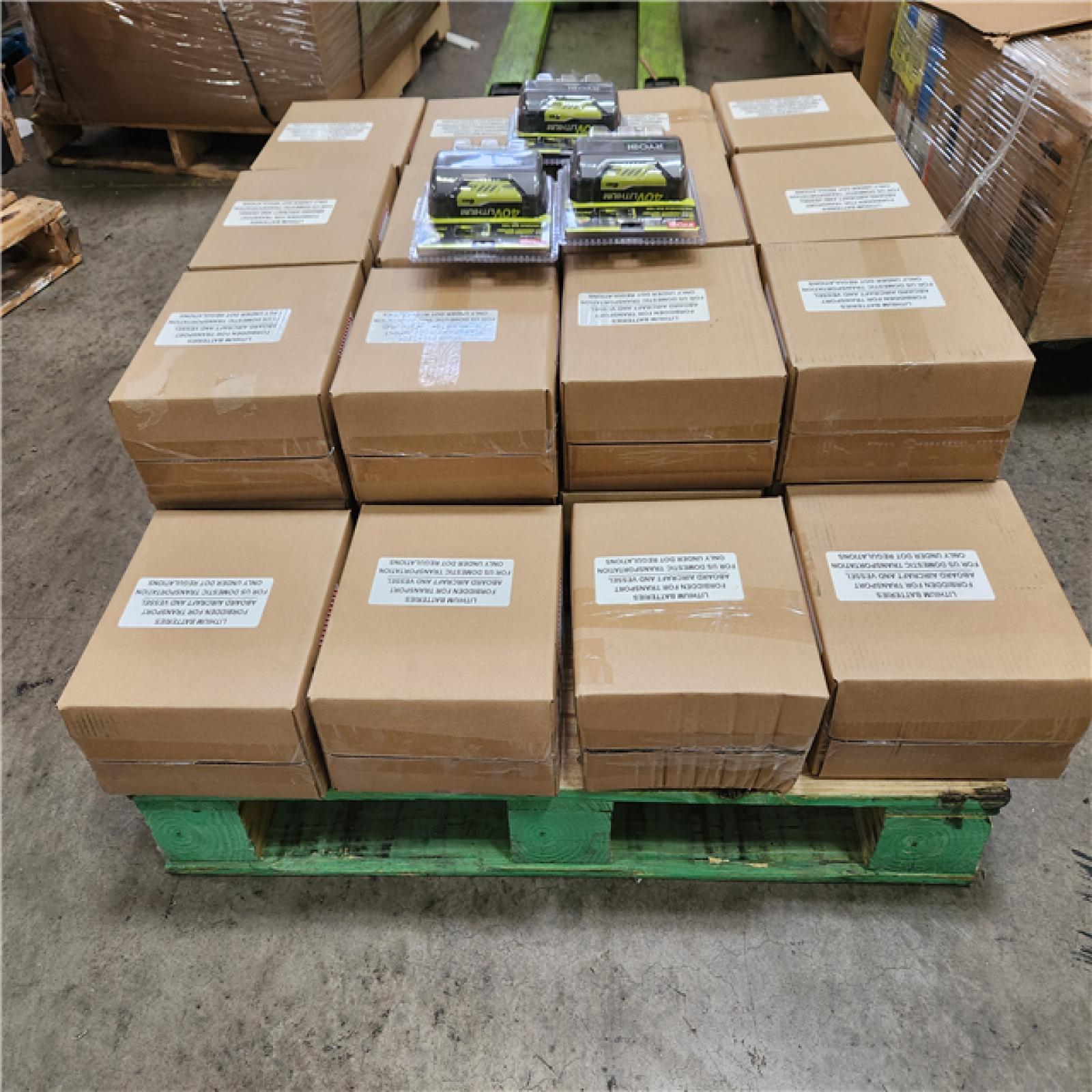 Phoenix Location Pallet of NEW Ryobi 6.0 40v Batteries(35 Batteries)