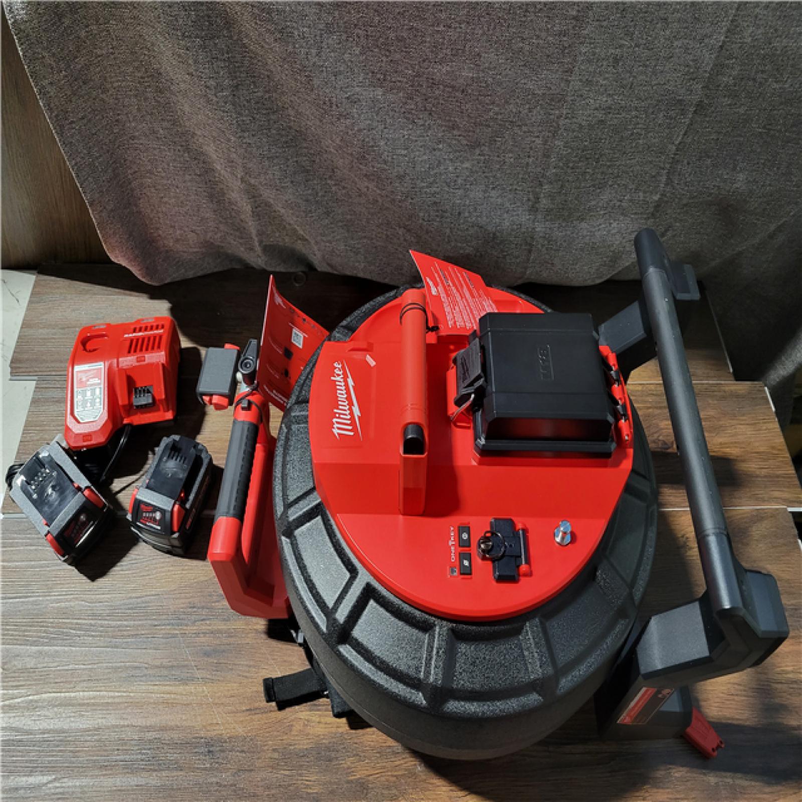 CALIFORNIA NEW MILWAUKEE M18 120' PIPELINE INSPECTION SYSTEM (2 BATTERIES AND CHARGER INCLUDED)