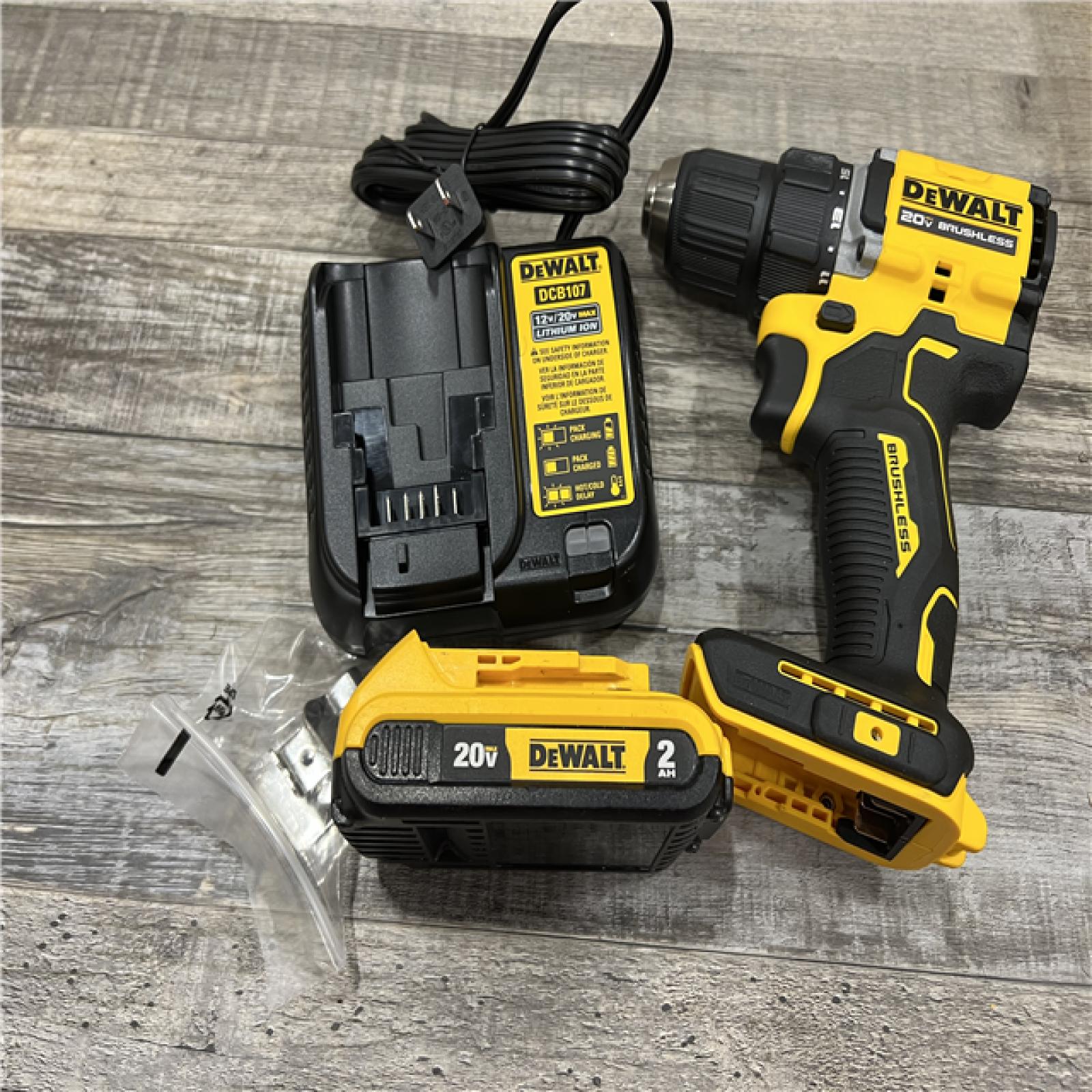 AS-IS DeWalt ATOMIC COMPACT SERIESâ„¢ 20V MAX* Brushless Cordless 1/2 in. Drill/Driver