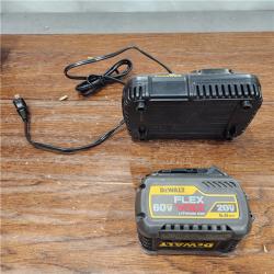 AS-IS FLEXVOLT 20V/60V MAX Lithium-Ion 6.0Ah Battery Pack with 6 Amp Output Charger