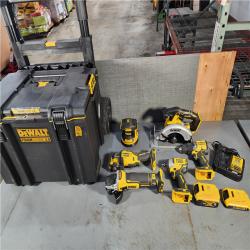 HOUSTON LOCATION - AS-IS Dewalt 20-Volt MAX ToughSystem Lithium-Ion 6-Tool Cordless Combo Kit