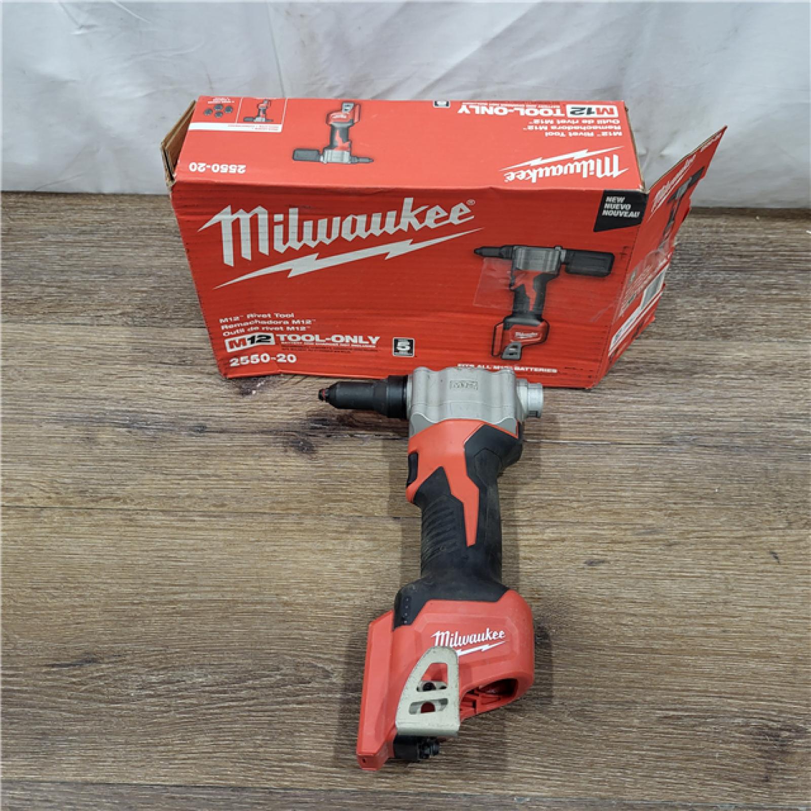 AS-IS M12 12-Volt Lithium-Ion Cordless Rivet Tool (Tool-Only)