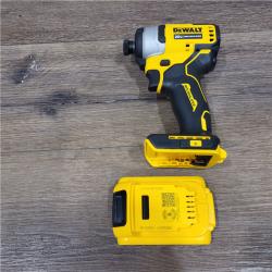 AS-IS DEWALT ATOMIC 20V MAX Lithium-Ion Brushless Cordless Compact 1/4 Impact Driver Kit