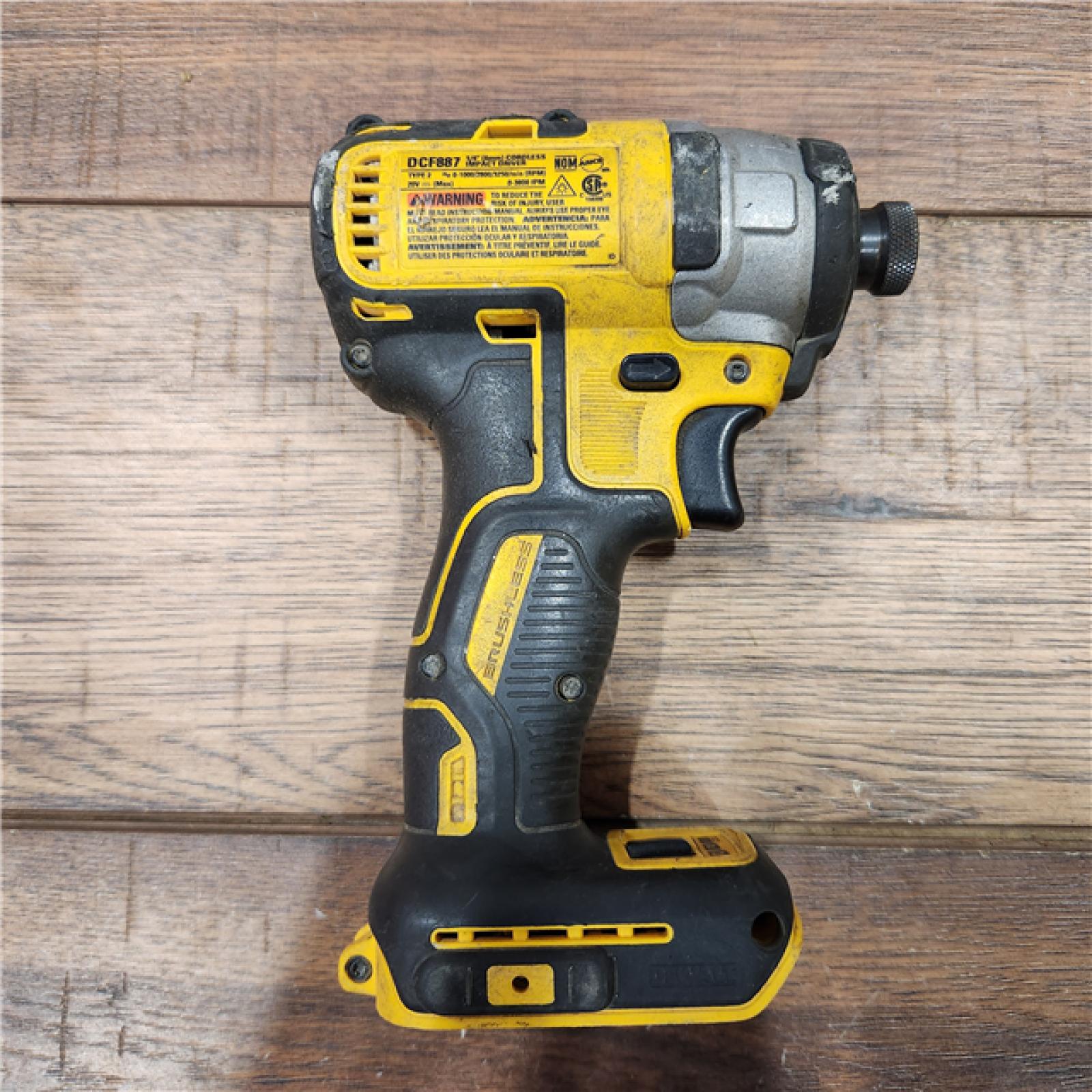 AS-IS DEWALT 20-Volt Maximum XR Cordless Brushless 1/4 in. 3-Speed Impact Driver (Tool-Only)