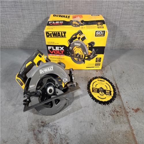 HOUSTON LOCATION - AS-IS DeWALT Flexvolt Max 7-1/4  60V Brushless Circular Saw DCS578B (Bare Tool)