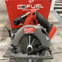 AS-IS MILWAUKEE M18 FUEL 18V Lithium-Ion Brushless Cordless 6-1/2 in. Circular Saw (Tool-Only)