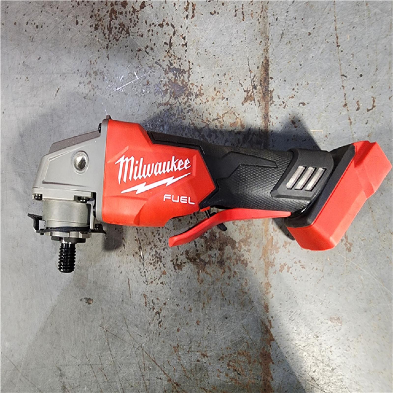 HOUSTON LOCATION - AS-IS Milwaukee 2880-20 M18 FUEL 18-Volt Lithium-Ion Brushless Cordless 4-1/2 in./5 in. Grinder W/Paddle Switch (Tool-Only)