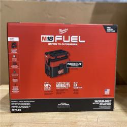 NEW! -Milwaukee M18 FUEL PACKOUT 18-Volt Lithium-Ion Cordless 2.5 Gal. Wet/Dry Vacuum (Vacuum-Only)