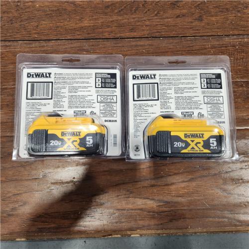 NEW Dewalt 20-Volt MAX XR Lithium-Ion Premium Battery Pack 5.0Ah (2PACKS)