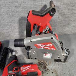 HOUSTON LOCATION - AS-IS MILWAUKEE 4 TOOL COMBO KIT W/ (2) BATTERY & CHARGER