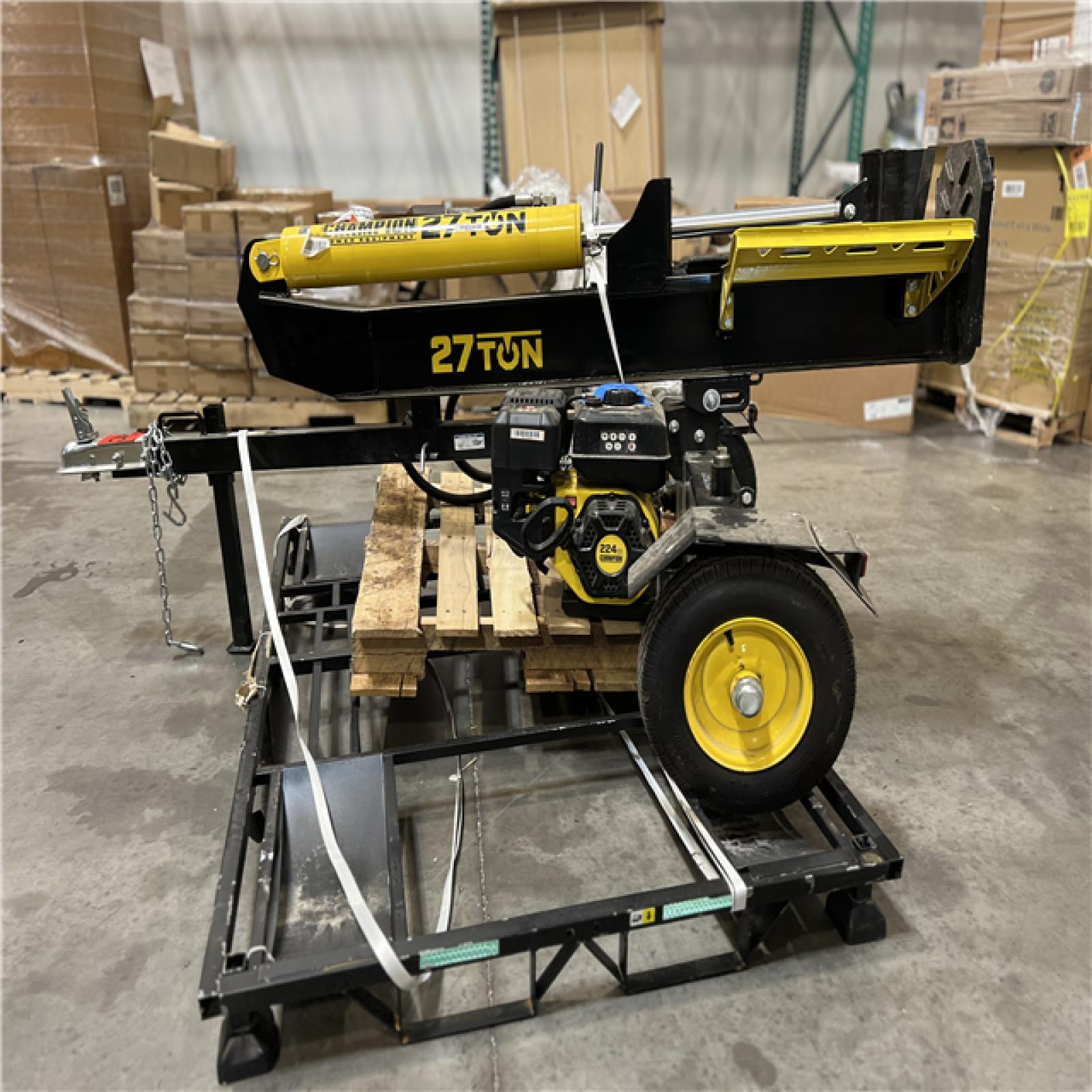 Dallas Location - As-Is Champion Power Equipment 27 Ton 224 cc Gas Log Splitter