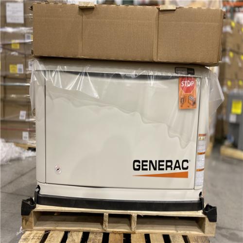 DALLAS LOCATION - Generac 24,000 Watt - Dual Fuel Air- Cooled Whole House Home Standby Generator, Smart Home Monitoring & 200-AMP Transfer Switch