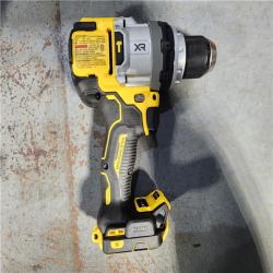 HOUSTON LOCATION - AS-IS (APPEARS LIKE NEW) DEWALT 20V XR Lithium-Ion Cordless Hammer Drill Kit with FLEXVOLT 9.0 Ah Battery, Charger and Kit Bag