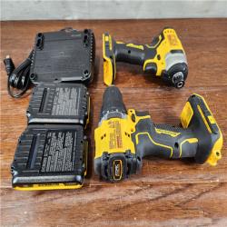 AS-IS DeWalt ATOMIC 20V MAX Brushless Cordless (2-Tool) Combo Kit