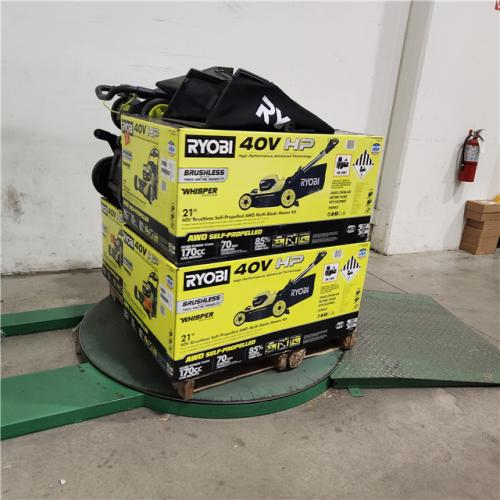 Dallas Location - As-Is Ryobi Lawn Mower Pallet (Lot Of 5)