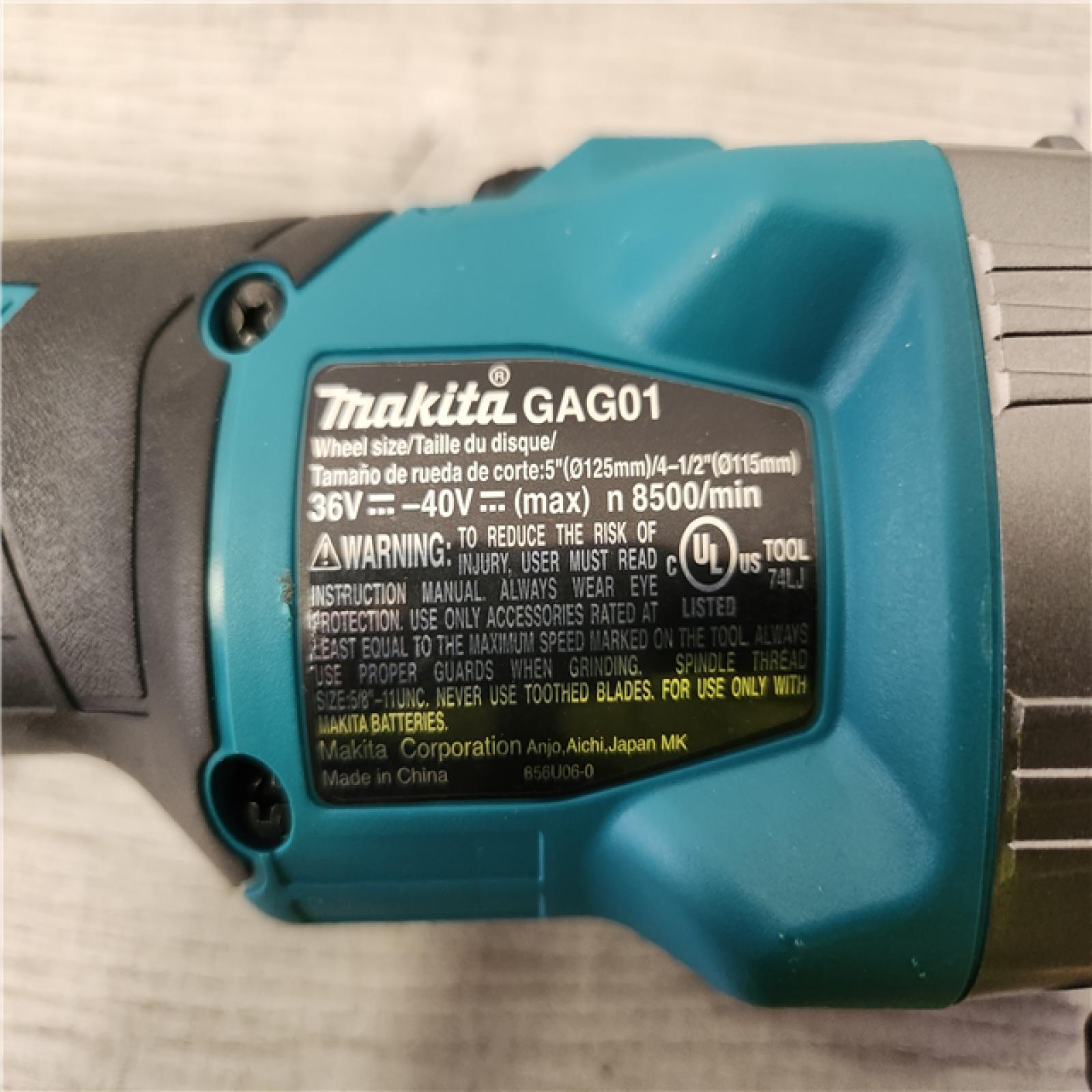 Phoenix Location Makita 40V Max XGT Brushless Cordless 4-1/2/5 in. Angle Grinder with Electric Brake (Tool Only)