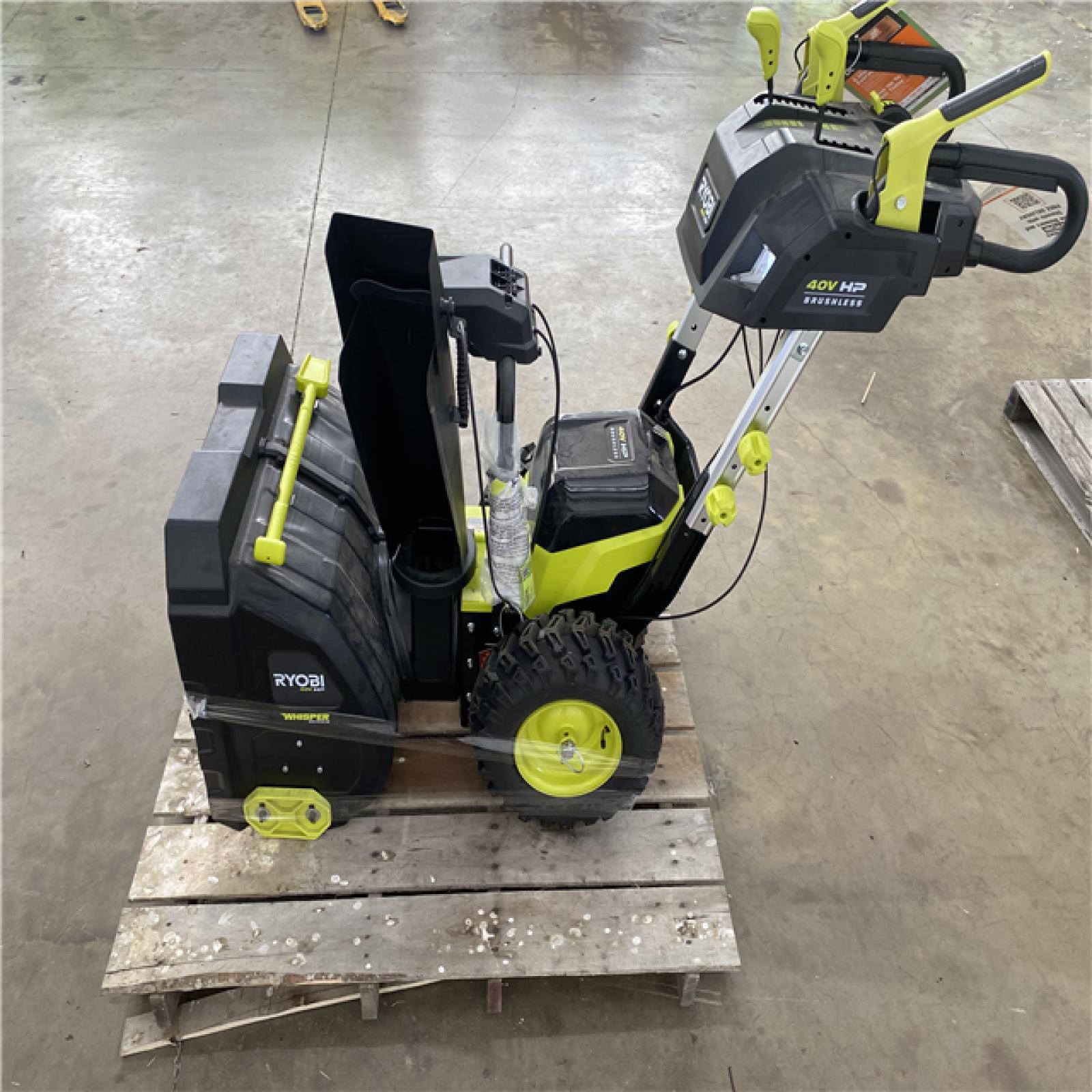 Houston Location - AS-IS Ryobi SnowBlower