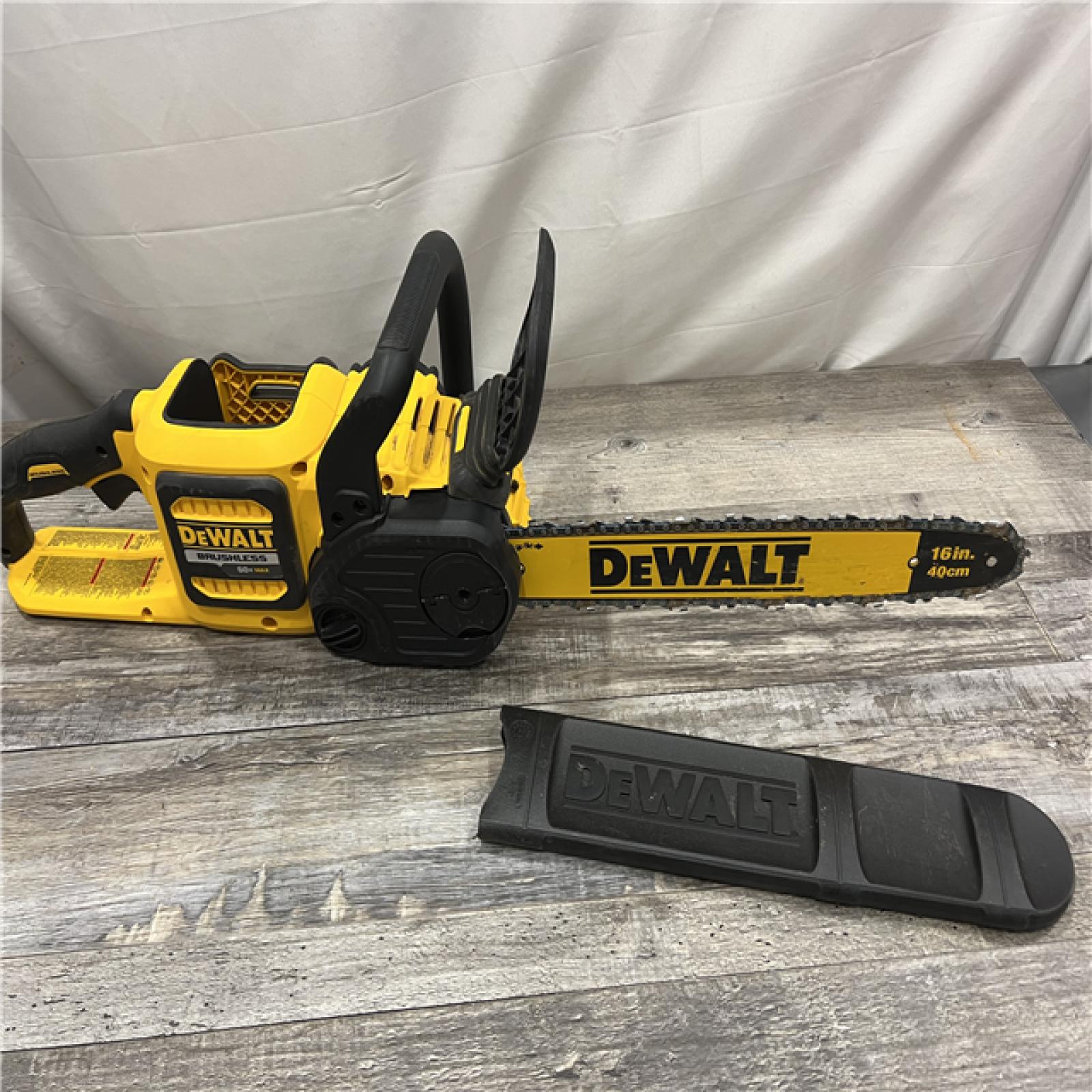 AS-IS DeWalt FLEXVOLT 60V MAX Lithium-Ion Brushless Cordless 16in. Chainsaw Kit