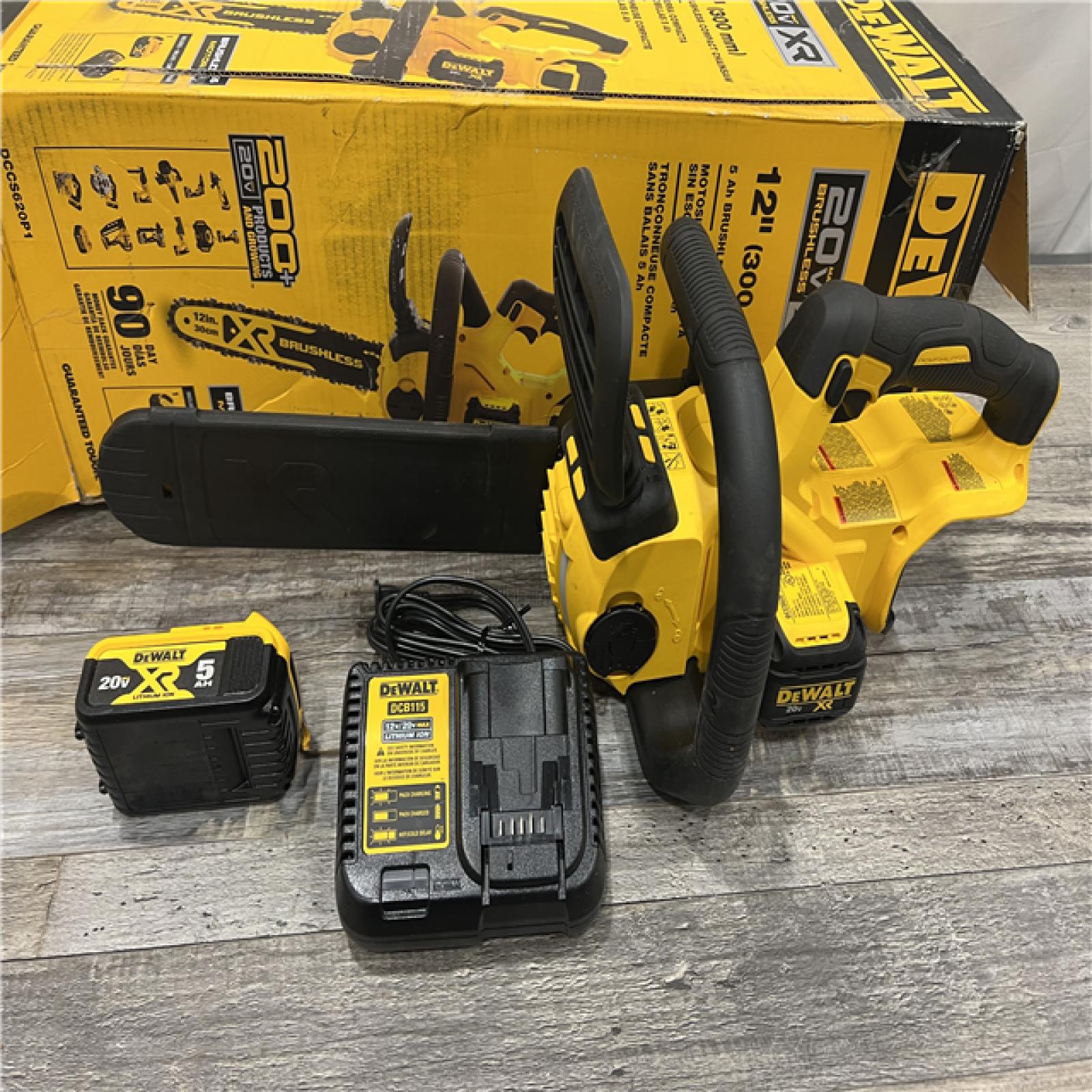 AS-IS Dewalt 7605686 12 in. 20V Battery Powered Chainsaw