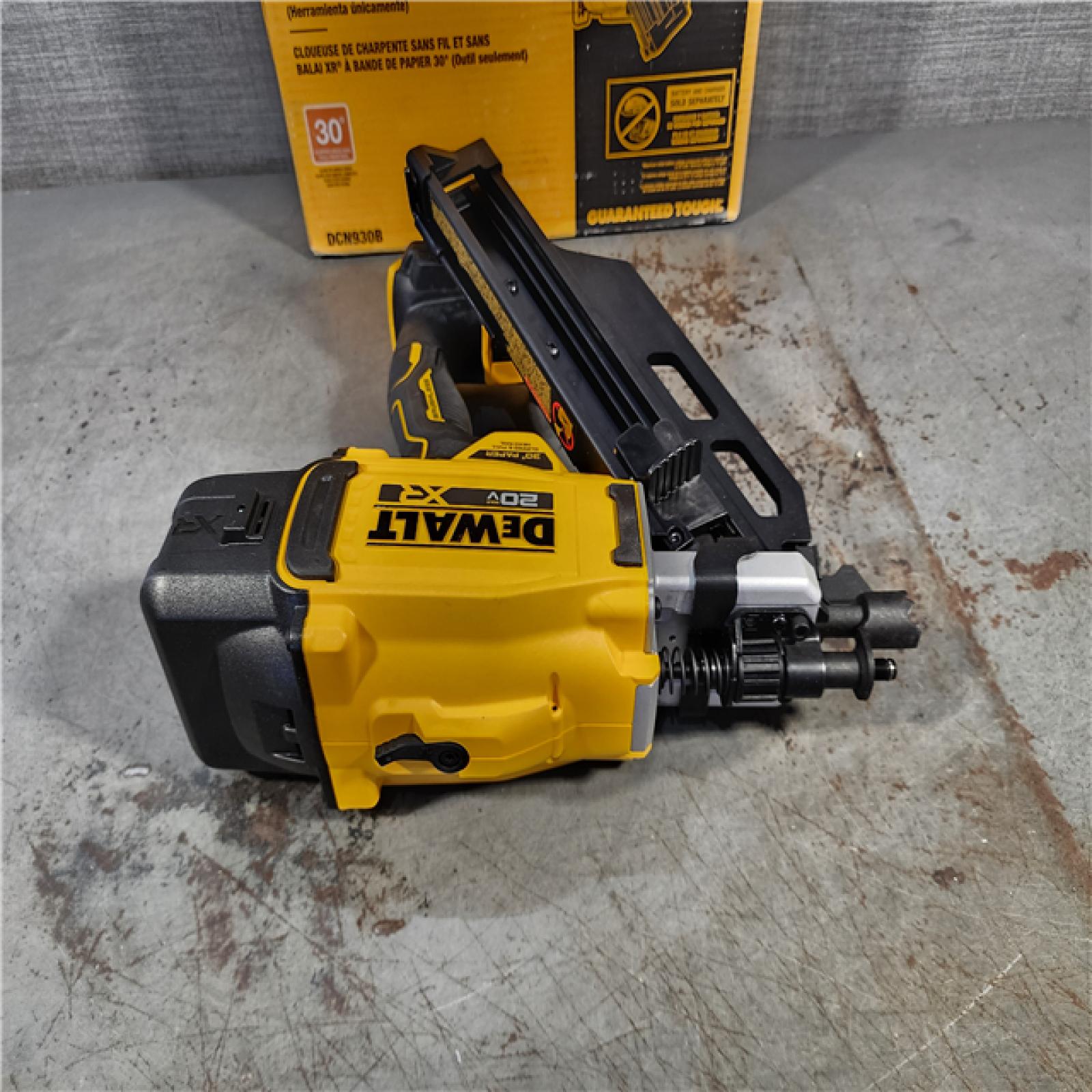 HOUSTON LOCATION - AS-IS DEWALT 20-Volt 30Â° Cordless Framing Nailer (Tool-Only)