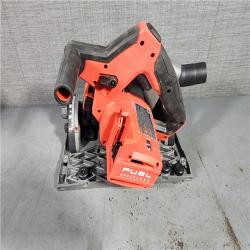 HOUSTON LOCATION - AS-IS Milwaukee M18 FUEL 18V Lithium-Ion Cordless Brushless 6-1/2 in. Plunge Cut Track Saw (Tool-Only)