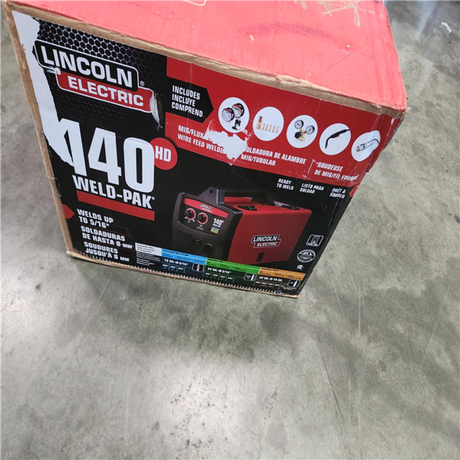 California AS-IS Lincoln Eletectric 140 Amp Weld Pak 140 HD