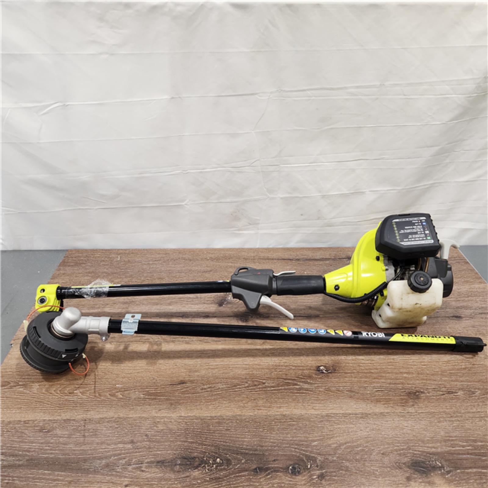 RYOBI 25 cc 2-Stroke Attachment Capable Full Crank Straight Gas Shaft String Trimmer