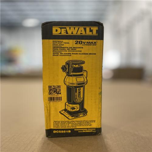 NEW! - DEWALT 20V MAX 1/4 in. and 1/8 in. Cordless Drywall Cut-Out Tool (Tool Only)